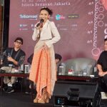 Yura Yunita dalam konferensi pers jelang konser 'Bingah'