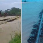 Jalur Rel Kereta Api Gubug-Karangjati Terendam Banjir