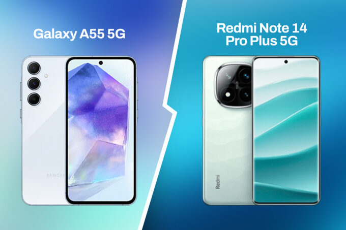 Perbandingan Samsung Galaxy A55 5G vs Xiaomi Redmi Note 14 Pro Plus 5G