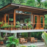 Rumah Minimalis di Tengah Hutan