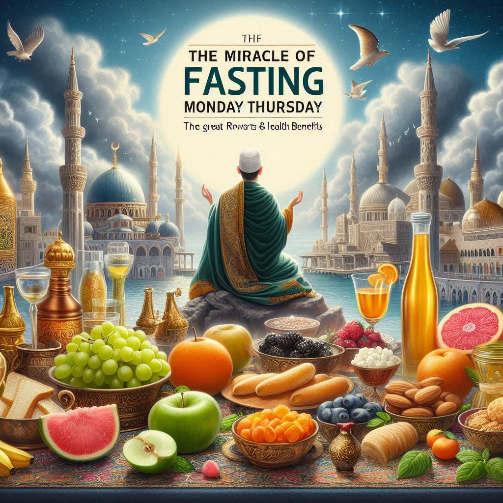 Keajaiban Puasa Senin Kamis_ Pahala Besar & Manfaat Kesehatan (Ilustrasi Copilot)