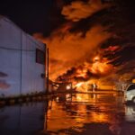 Kebakaran Gudang Dishub Kabupaten Bekasi