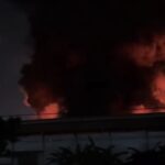 Kebakaran Gudang Dishub Kabupaten Bekasi