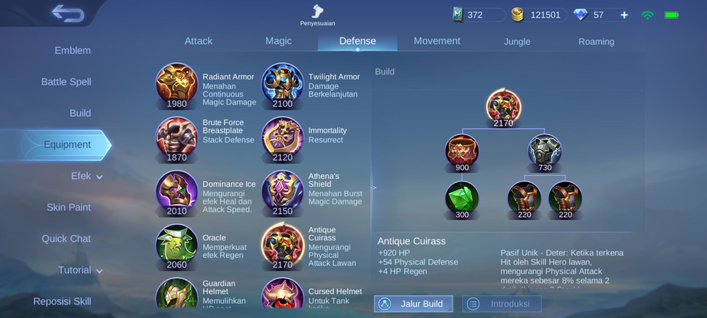 Pelajari build item Mobile Legends terbaik sesuai dengan role hero favoritmu untuk meningkatkan damage, defense, dan efektivitas dalam permainan!