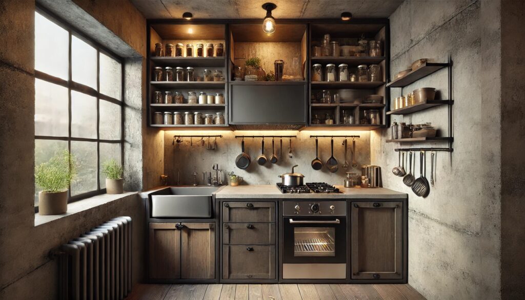 Dapur Minimalis Industrial