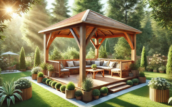 Gazebo Kayu