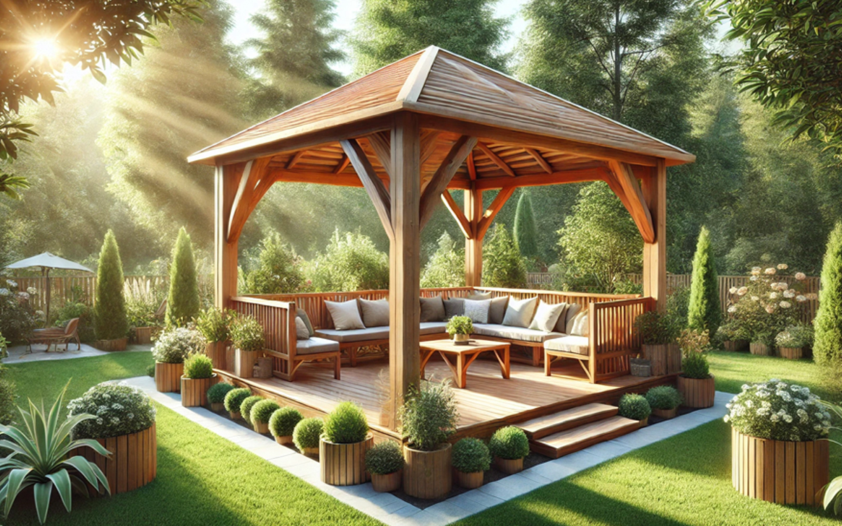 Gazebo Kayu