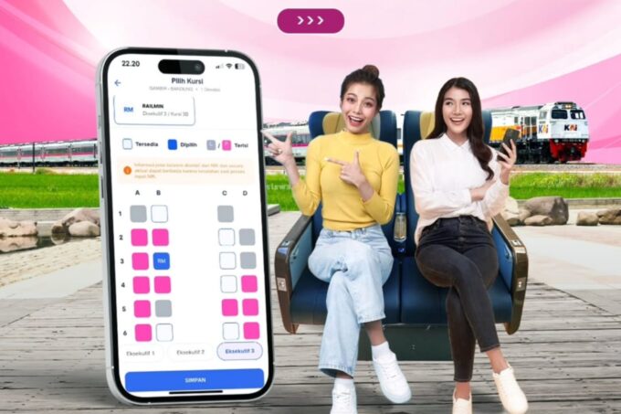 Foto fitur Female Seat Map by PT KAI