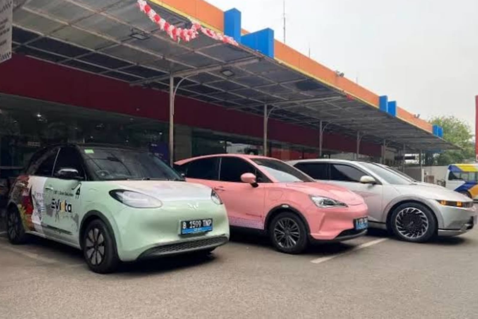 Foto ilustrasi mobil listrik Evista