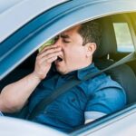 Foto ilustrasi pengemudi mengantuk