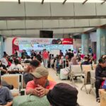 Situasi terkini Stasiun Pasar Senen Jakarta