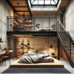 Desain Kamar Tidur Industrial Estetik dan Nyaman