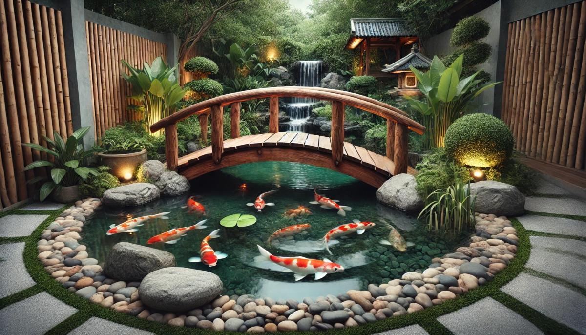 kolam ikan koi minimalis