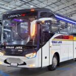 Foto bus Sinar Jaya terbaru yang rilis dari Karoseri