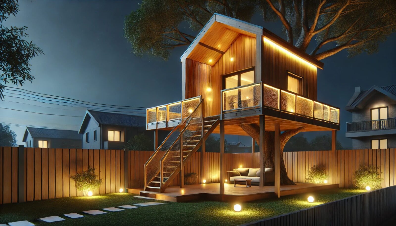 Rumah Pohon Minimalis