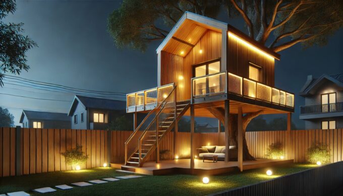 Rumah Pohon Minimalis