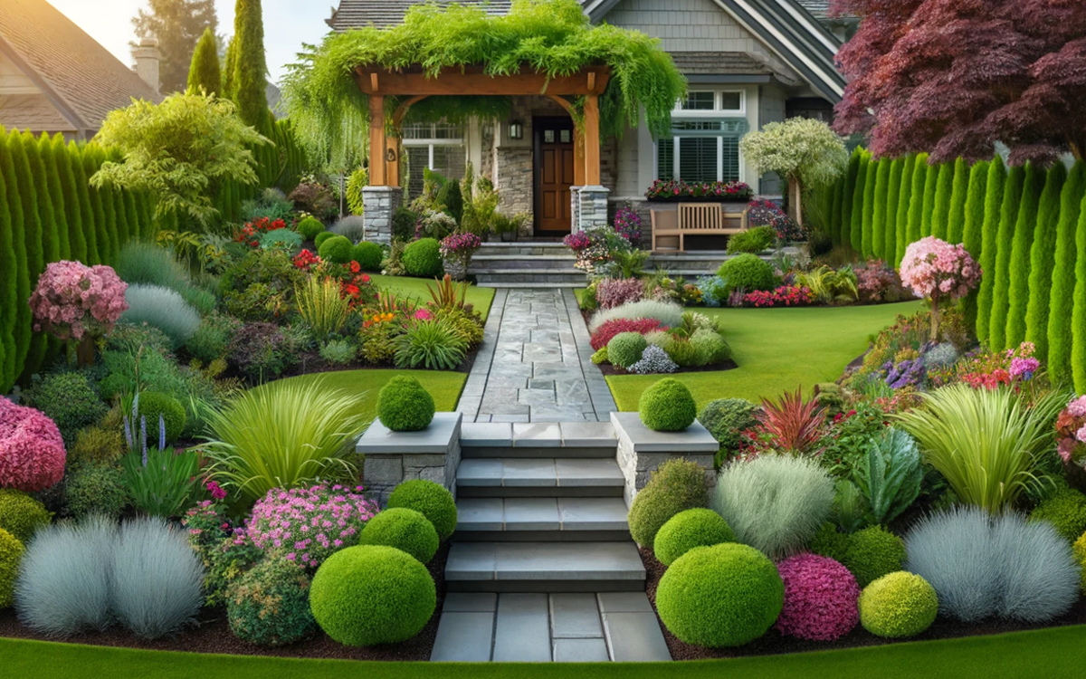 tanaman hias depan rumah