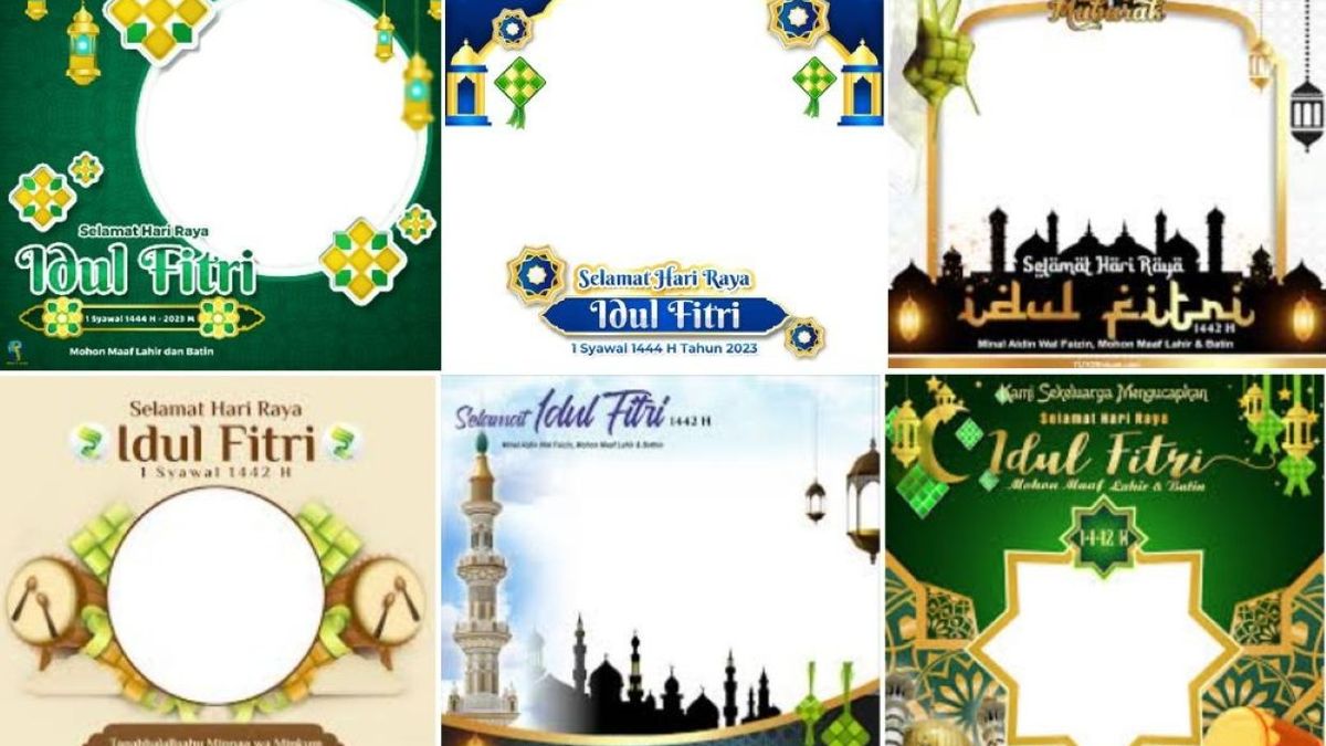 Bingkai Foto Digital Idul Fitri 2025