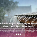 Doa Ketika Hujan Deras