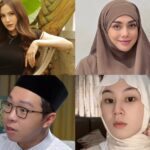selebritas mualaf Mahalini (kiri atas), Celine Evangelista (kanan atas), Dr. Richard Lee (kiri bawah), Listy Chan (kanan bawah).