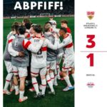 VfB Stuttgart menang 3-1 atas RB Leipzig dan melaju ke final DFB-Pokal 2024/2025, akan bertemu Arminia Bielefeld setelah kejutan besar
