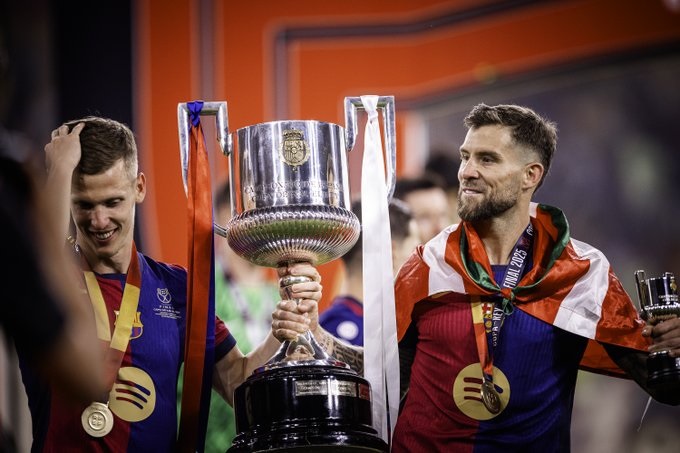 Barcelona mengalahkan Real Madrid 3-2 di final Copa Del Rey 2025 lewat laga dramatis hingga babak tambahan waktu