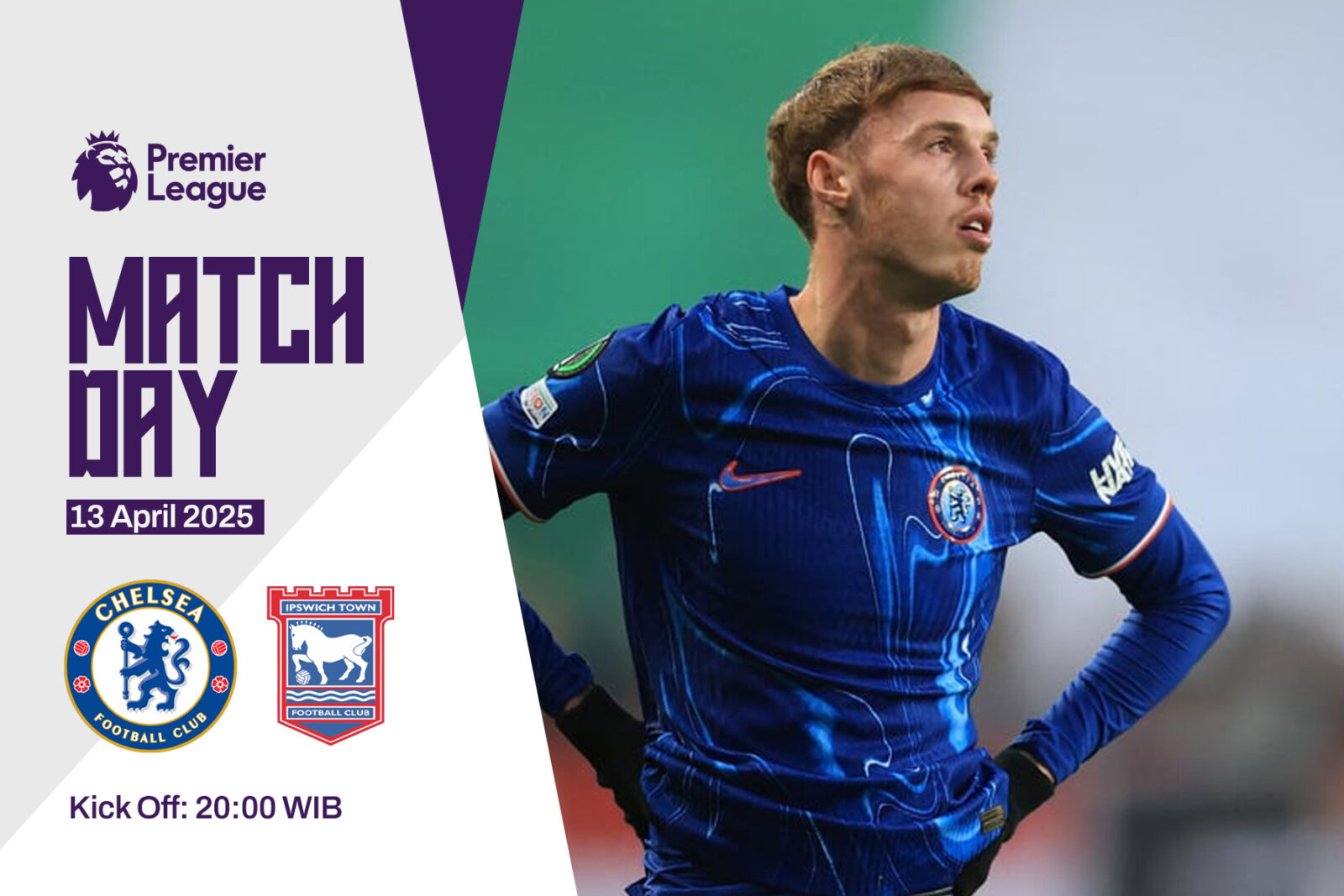 Chelsea vs Ipswich Town, Premier League