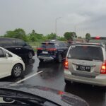 Situasi arus kendaraan di Jalan Tol Kalikangkung