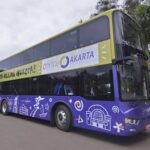 Foto ilustrasi bus wisata Jakarta