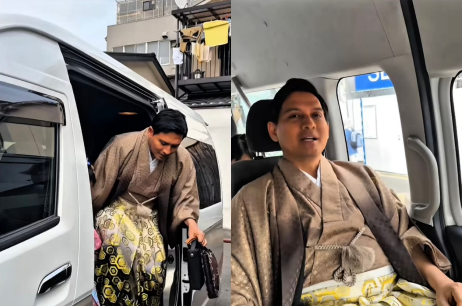 Foto Lucky Hakim saat berlibur ke Jepang