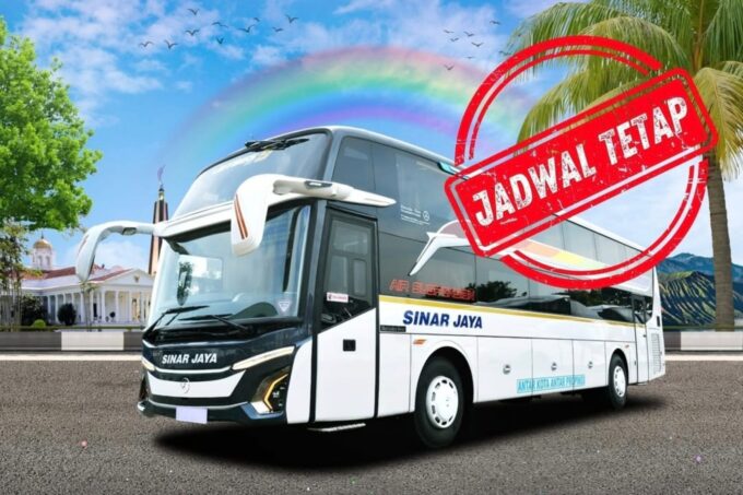 Foto ilustrasi bus Sinar Jaya (Dokumen Istimewa)