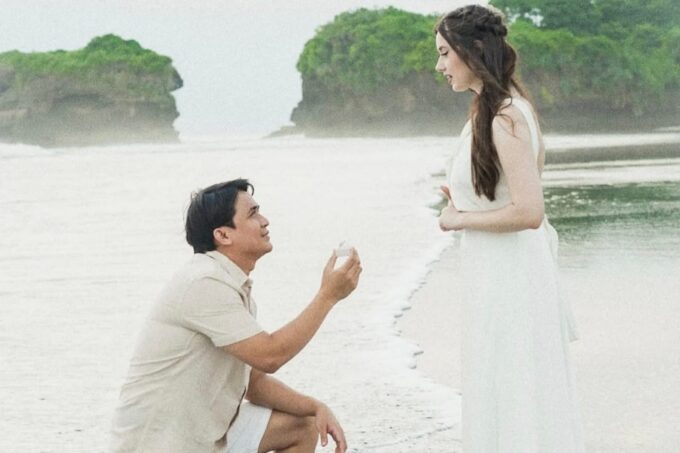 Foto Billy Syahputra dan Vika Kolesnaya