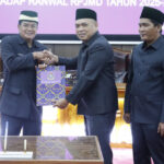 Penanandatanganan nota kesepakatan Rancangan Awal RPJMD Kabupaten Tangerang Tahun 2025-2029.