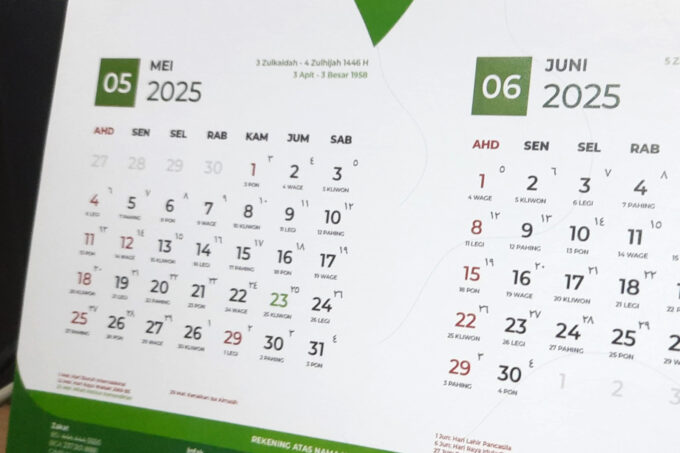 Jadwal Long Weekend Mei–Juni 2025, Libur Hampir Tiap Dua Pekan