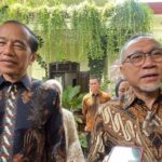 Zulhas bertemu dengan Jokowi di Solo, Jawa Tengah, Rabu (9/4/2025). ANTARA/Aris Wasita