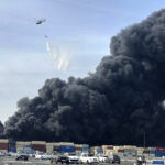 Ledakan Dahsyat Guncang Pelabuhan Shahid Rajaee Iran