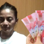 Mantan artis sinetron kolosal Sekar Arum Wijaya Angling Dharma ditahan polisi usai diduga gunakan uang palsu saat berbelanja di Jakarta Selatan