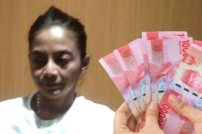 Mantan artis sinetron kolosal Sekar Arum Wijaya Angling Dharma ditahan polisi usai diduga gunakan uang palsu saat berbelanja di Jakarta Selatan