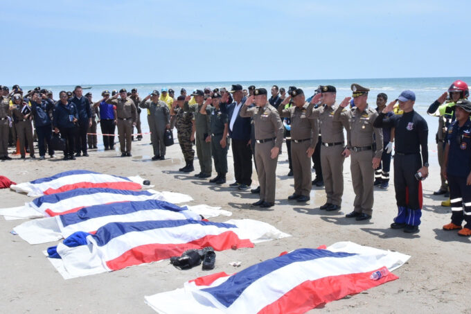 Pesawat Polisi Thailand Jatuh di Laut Hua Hin, 5 Tewas dan 1 Kritis