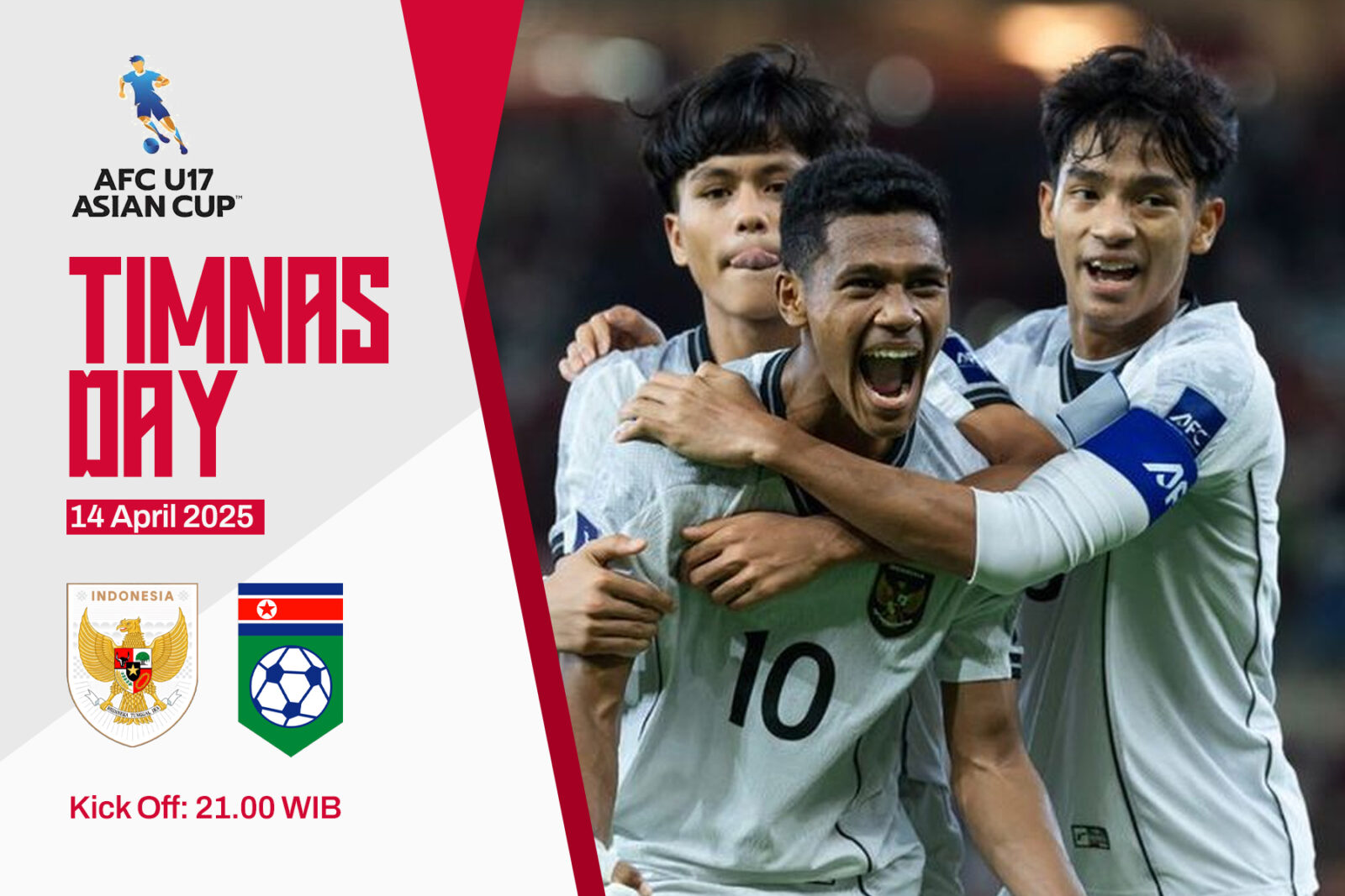 Prediksi Indonesia vs Korea Utara di Piala Asia U-17 2025
