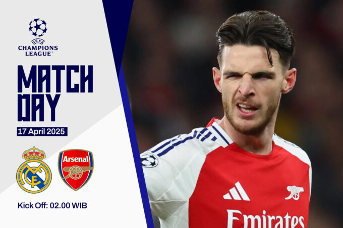 Prediksi Real Madrid vs Arsenal: El Real Menang, tapi Gagal Comeback?
