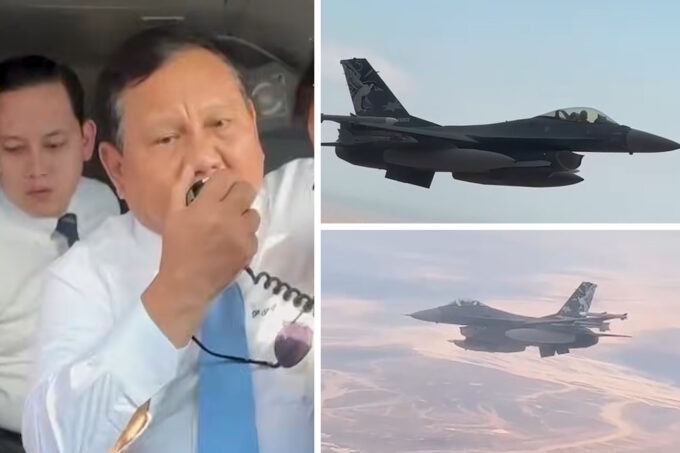 Presiden Prabowo Sapa Pilot Jet Tempur Yordania