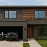 Rumah Industrial Minimalis Dua Lantai