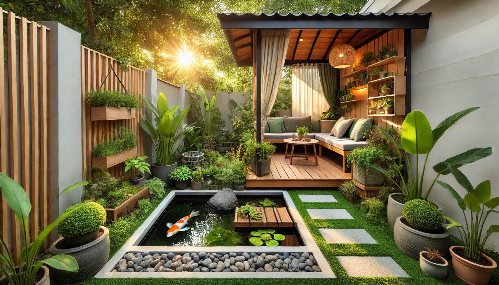 Cara Membuat Taman Belakang Rumah