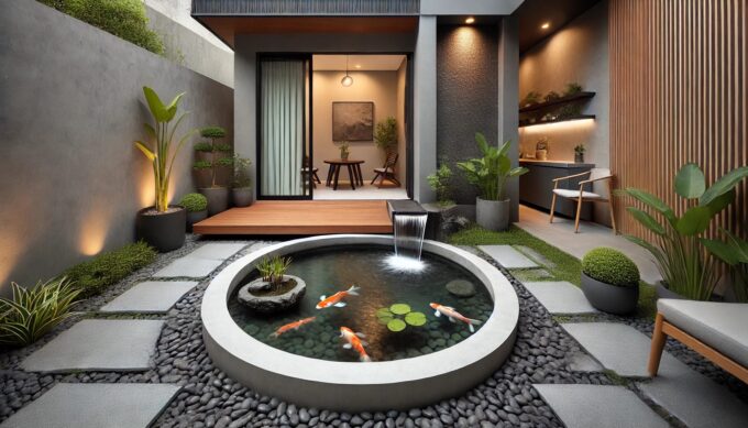 Taman Belakang Rumah tanpa Rumput