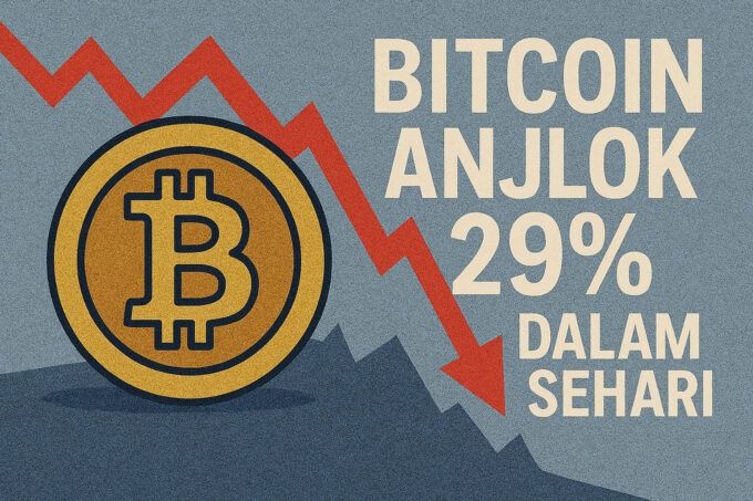 Bitcoin Anjlok 29% dalam Sehari