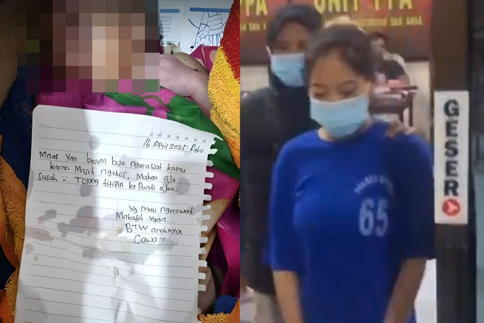 Viral Bayi Ditinggal di Kardus Depan Pabrik di Jepara, Disertai