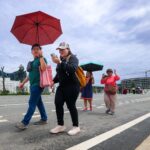 Pengunjung Kawasan Inti Pusat Pemerintahan (KIPP) Ibu Kota Nusantara (IKN) selama libur lebaran melonjak