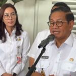 Gubernur DKI Jakarta Pramono Anung Wibowo saat dijumpai di Balai Kota Jakarta, Rabu (9/4/2025). ANTARA/Lifia Mawaddah Putri.