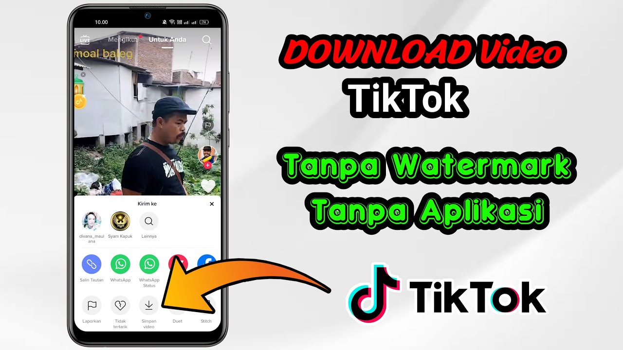 Cara Mudah Download Video TikTok Tanpa Watermark Terbaru